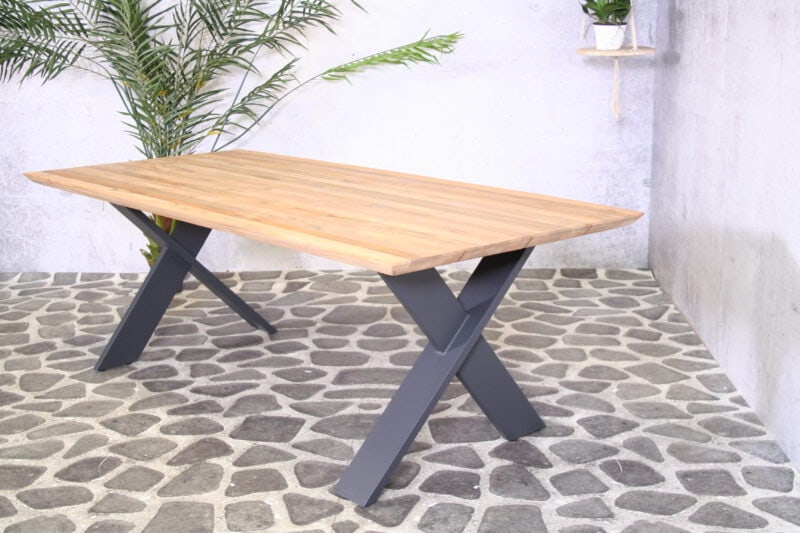 Ferrara Tuinset ( teak tuintafel en 6 tuinstoelen) - Afbeelding 2