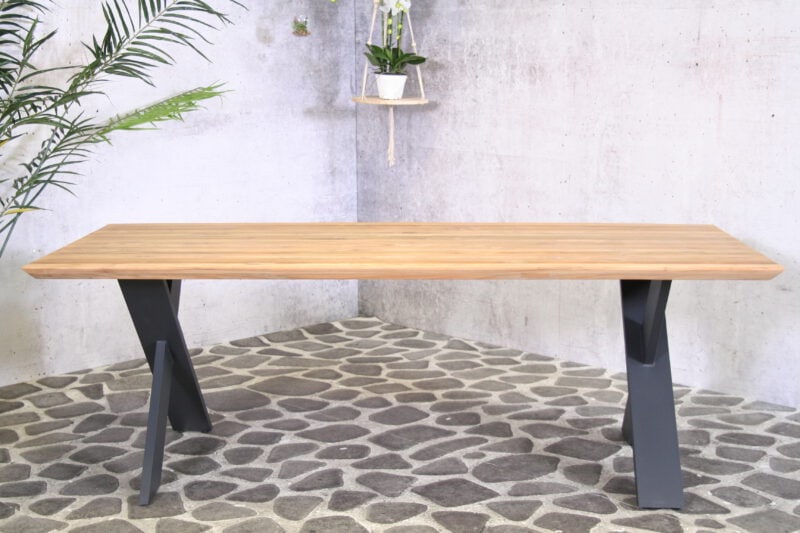 Oxford teak tuintafel 220 cm - Afbeelding 3